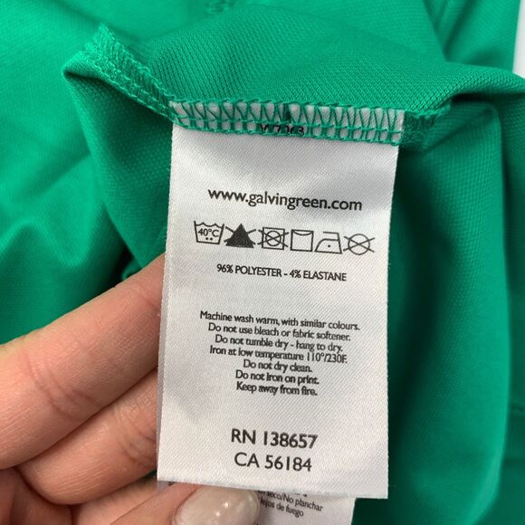 Galvin Green Polo Shirt Mens L Large SLIM Fit Stretch Performance Golf - Picture 8 of 11
